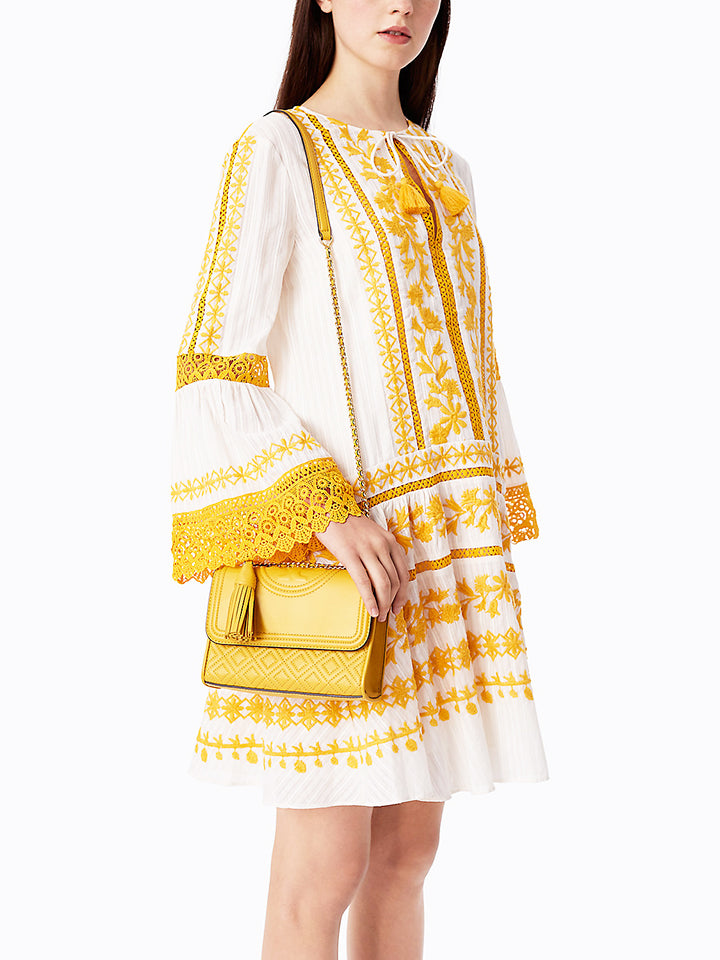 Tory Burch 43834 Fleming Small Convertible Shoulder Bag Daylily