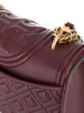 Tory Burch 43834 Fleming Small Convertible Shoulder Bag Claret