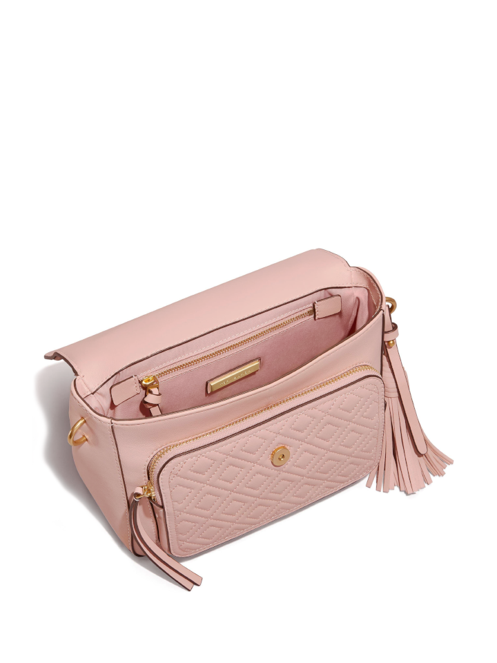 Tory burch fleming backpack shell pink hot sale