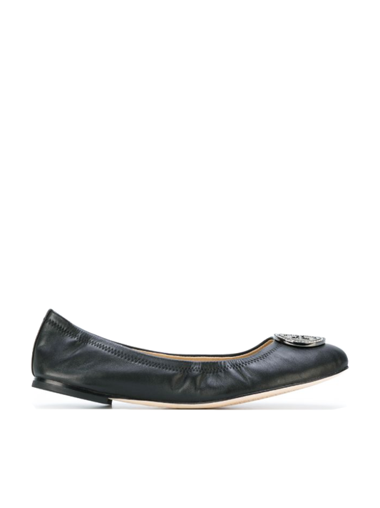 Tory Burch 46084 Liana Ballet Prefect Black Gunmetal