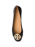 Tory Burch 46882 Chelsea Cap-Toe Ballet Nappa Leather Black