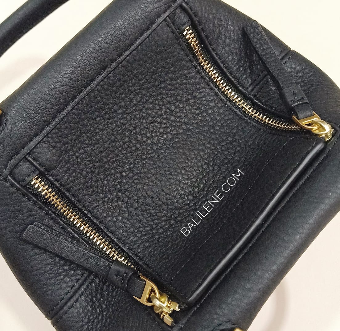 Tory Burch 49332 Half Moon Micro Satchel Black