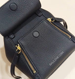 Tory Burch 49332 Half Moon Micro Satchel Black