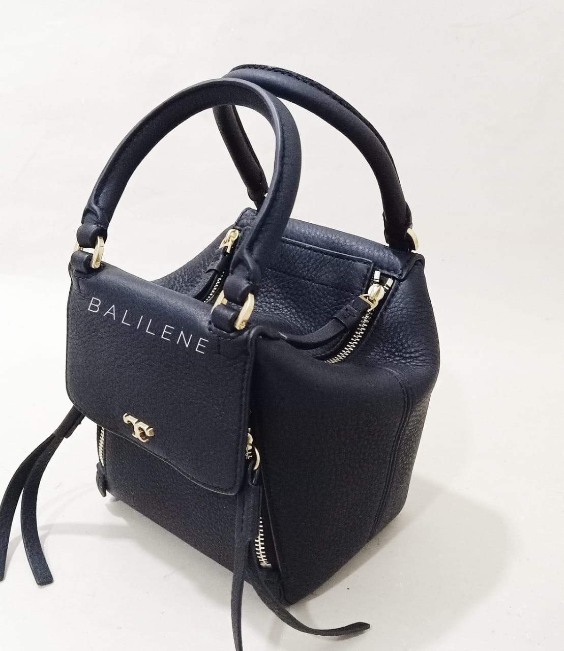 Tory Burch 49332 Half Moon Micro Satchel Black