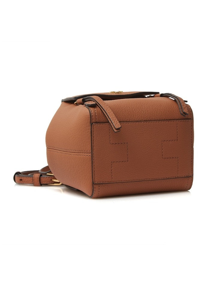 Tory Burch 49332 Half Moon Micro Satchel Tan