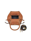Tory Burch 49332 Half Moon Micro Satchel Tan
