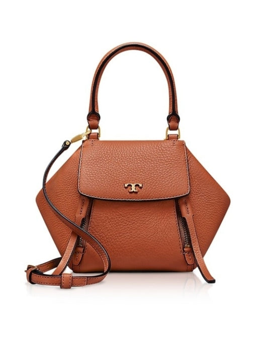 Tory Burch 49332 Half Moon Micro Satchel Tan