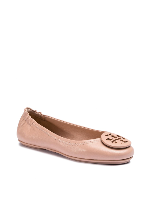 Tory Burch 49350 Minnie Travel Ballet With Nappa Leather Goan Sand