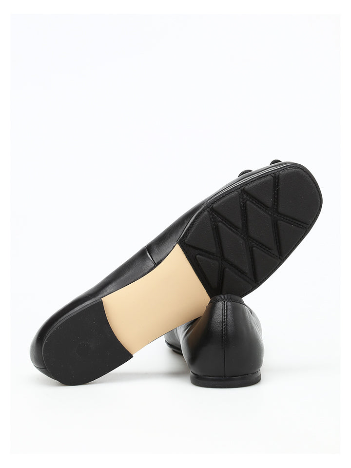 Tory Burch 50937 Laila Driver Ballet Nappa Leather Perfect Black Size 8.5