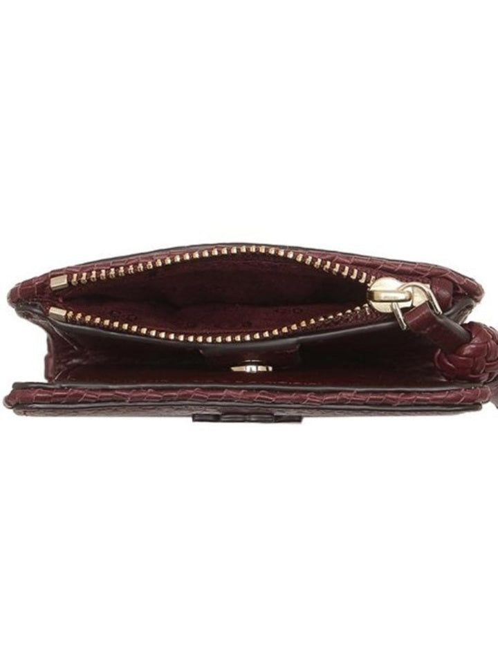 Tory Burch 52722 Taylor Mini Wallet Imperial Garnet