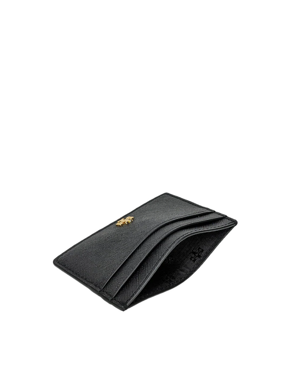 Tory Burch 52904 Emerson Slim Card Case Holder Black Balilene