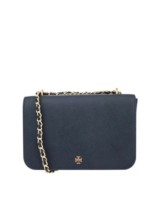 Tory Burch 52973 Emerson Adjustable Chain Shoulder Bag Navy