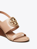 Tory Burch 56115 Metal Miller 65mm Wedge Light Makeup Size 7.5