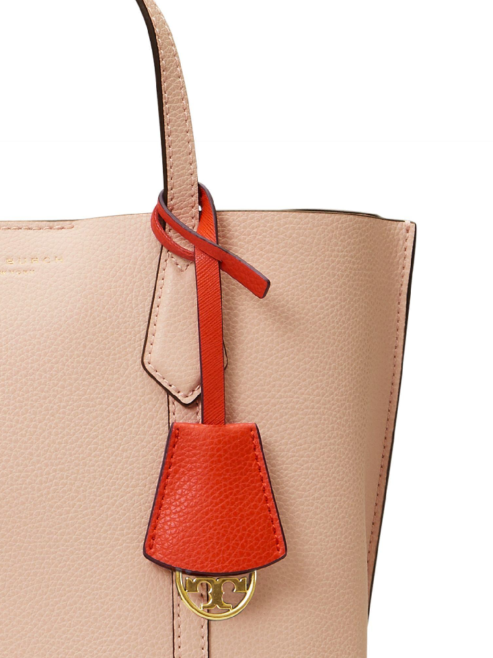 Tory Burch 56249 Perry Small Triple Compartment Tote Bag Shell Pink
