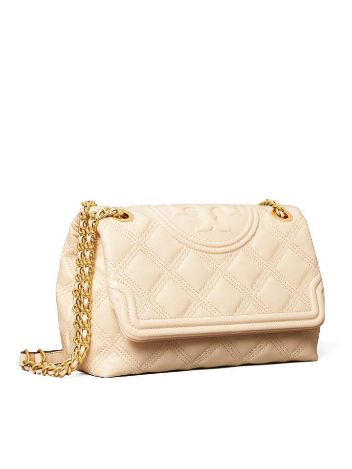 Tory Burch 56716 Fleming Soft Convertible Shoulder Bag New Cream