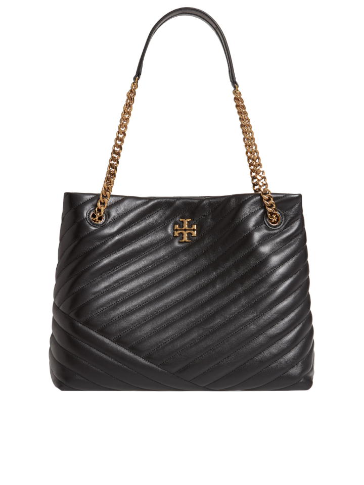 Tory Burch 56757 Kira Chevron Tote Bag Black – Balilene