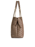 Tory Burch 56757 Kira Chevron Tote Classic Taupe