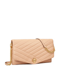 Tory Burch 56824 Kira Chevron Clutch Devond Sand