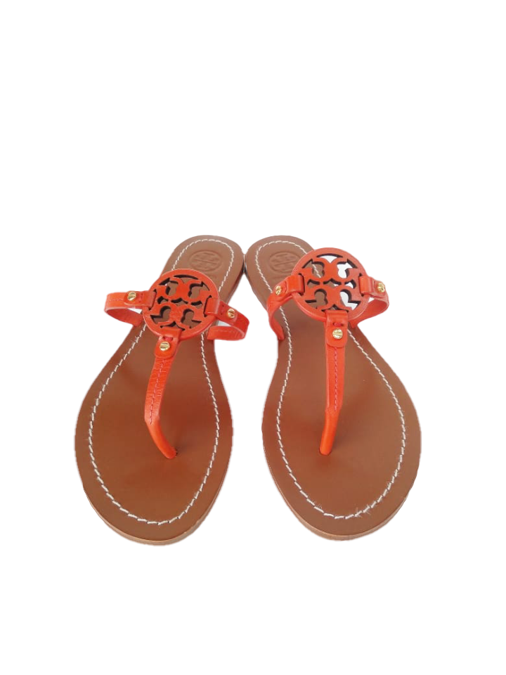 Tory Burch 57075 Veg Leather Mini Miller Flat Thong Samba Sandals