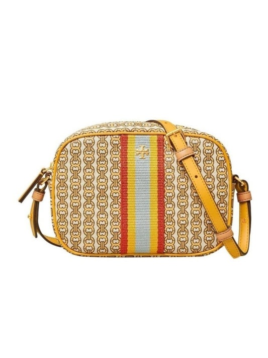 Tory Burch 57743 Gemini Ink Canvas Mini Bag Daylily