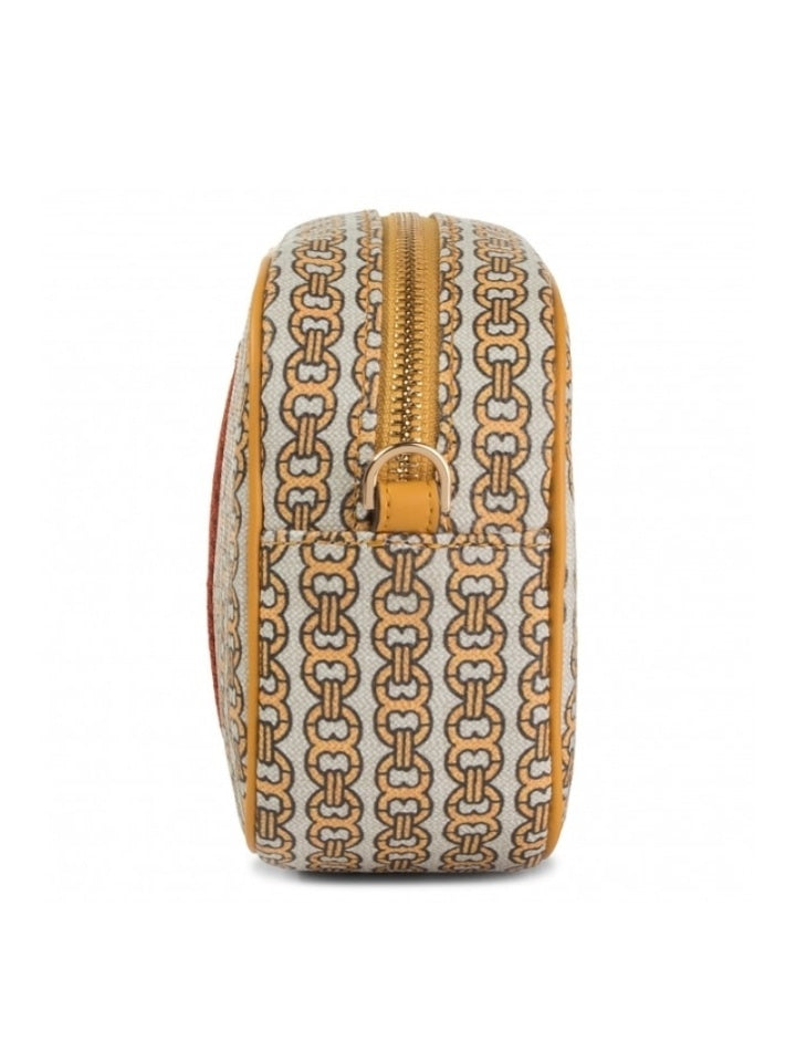 Tory Burch 57743 Gemini Ink Canvas Mini Bag Daylily