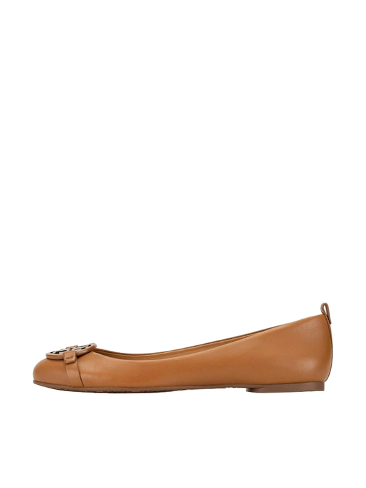 Tory Burch 57984 Gabriel Ballet Flat Veg Napa Leather Royal Tan
