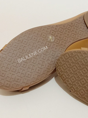 Tory Burch 57984 Gabriel Ballet Flat Veg Napa Leather Royal Tan