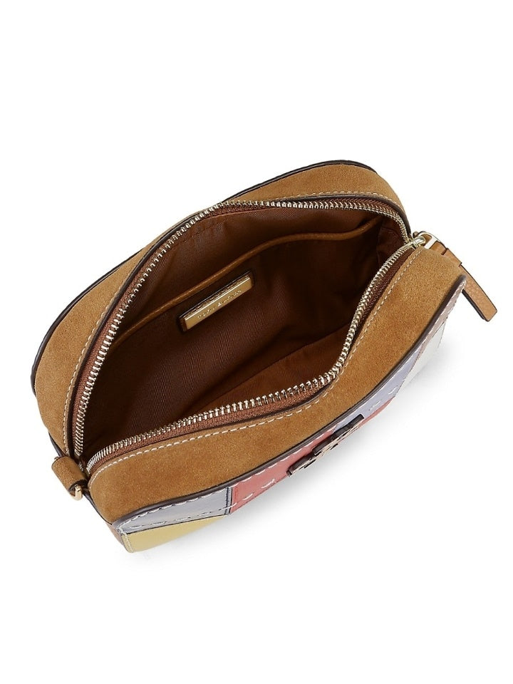 Tory Burch 58079 McGraw Patchwork Camera Bag Assam