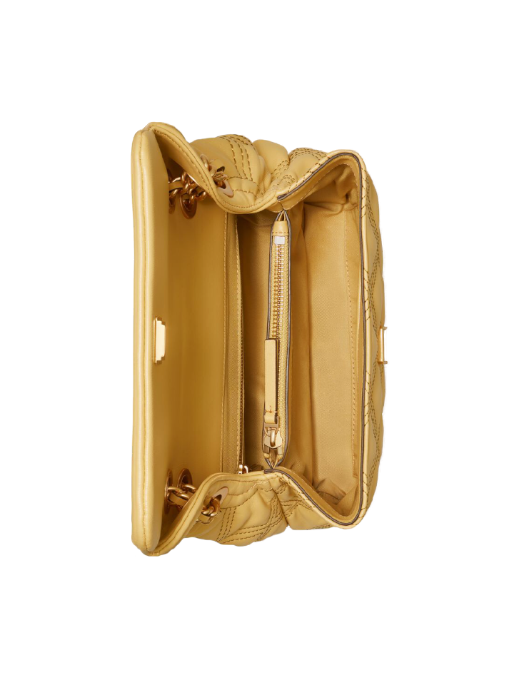 Tory Burch 58102 Fleming Soft Small Convertible Shoulder Bag Beeswax
