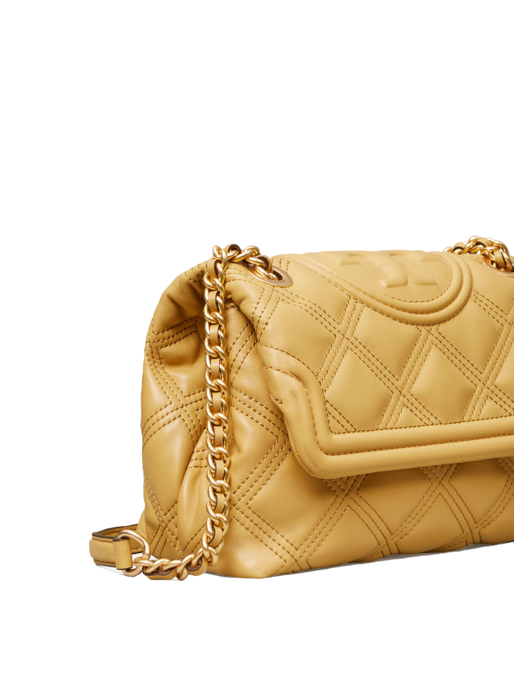 Tory Burch 58102 Fleming Soft Small Convertible Shoulder Bag Beeswax