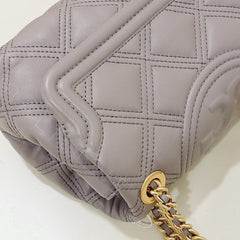 Tory Burch 58102 Fleming Soft Small Convertible Shoulder Gray Heron