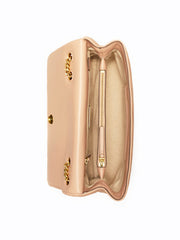 Tory Burch 58465 Kira Chevron Convertible Shoulder Bag Devon Sand