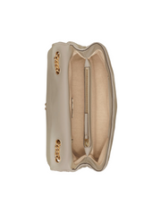 Tory Burch 58465 Kira Chevron Convertible Shoulder Bag Gray Heron