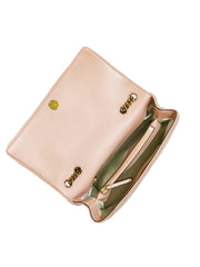 Tory Burch 58465 Kira Chevron Convertible Shoulder Bag Pink Moon