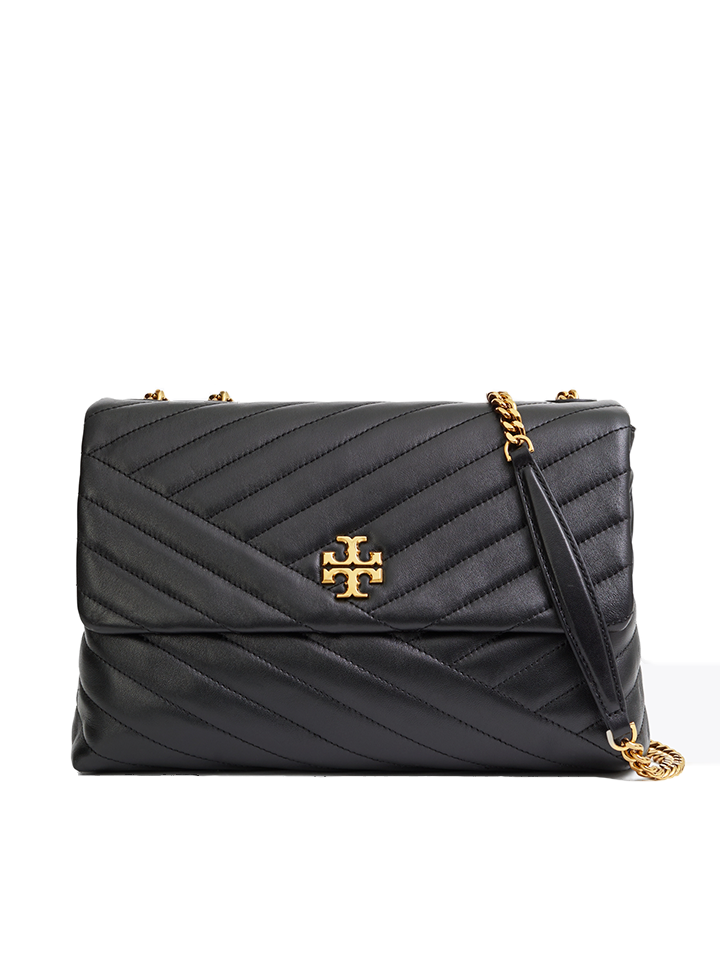 Tory Burch Shoulder Bag Kira Chevron 58465 Black Leather Chain Quilted  Women's Tory Burch Auction