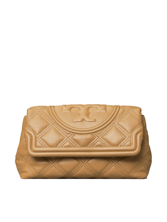 Tory Burch 59690 Fleming Soft Clutch Tiramisu