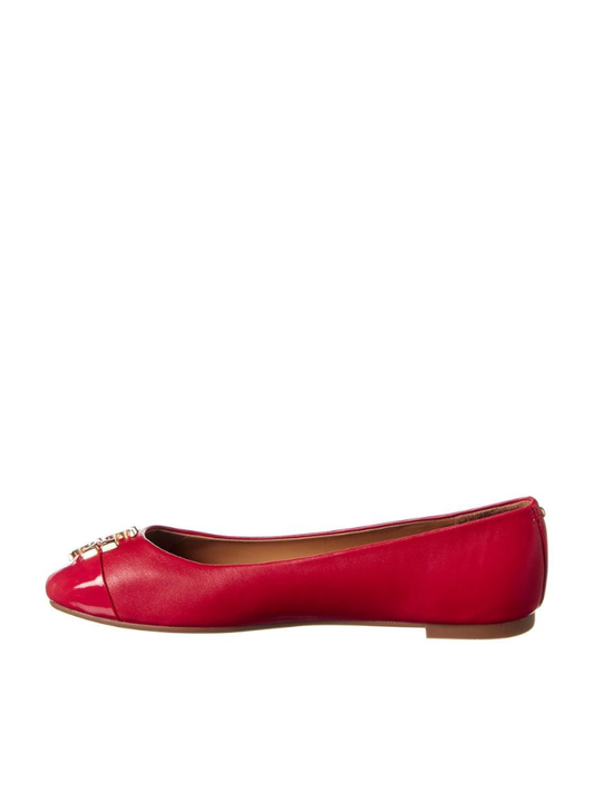 Tory Burch 60226 Everly Ballet Nappa Leather Briliant Red
