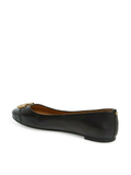 Tory Burch 60226 Everly Ballet Nappa Leather Perfect Black