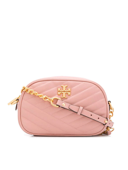Tory Burch 60227 Kira Chevron Camera Bag Pink Moon