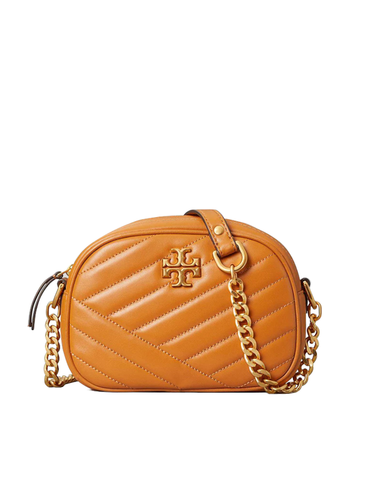 Tory Burch 60227 Kira Chevron Small Camera Bag Squash