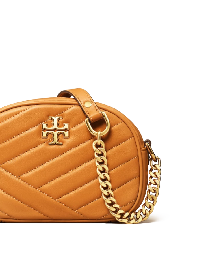 Tory Burch 60227 Kira Chevron Small Camera Bag Squash