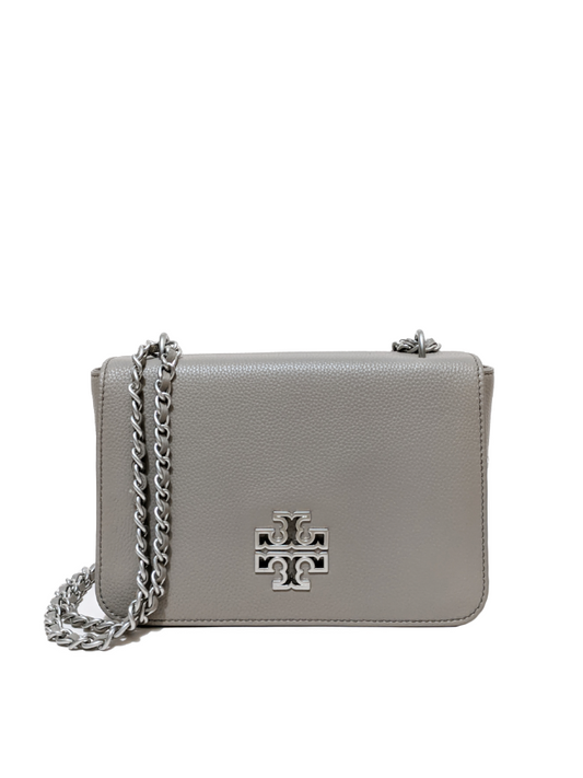 Tory Burch 60404 Britten Medium Adjustable Shoulder Bag French Gray