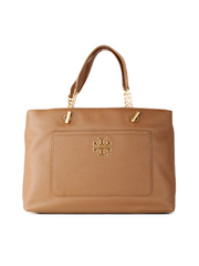 Tory Burch 60415 Britten Satchel Bag Bark