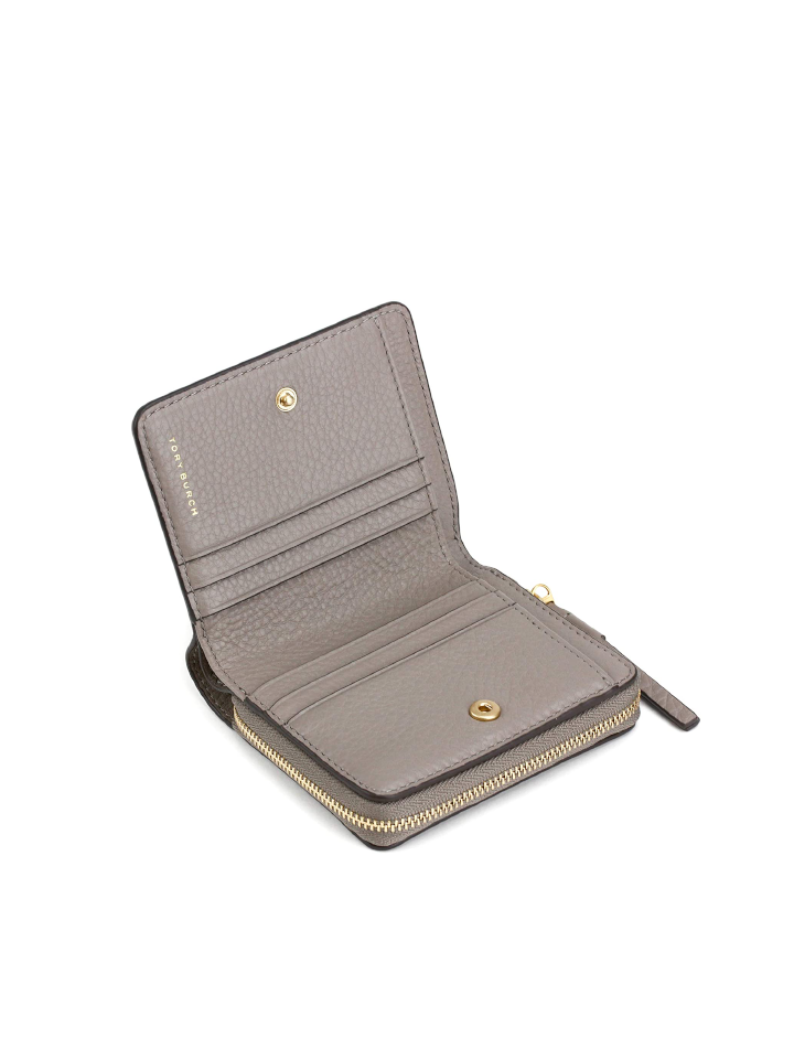 Tory Burch 61074 Perry Bi-Fold Wallet Gray Heron