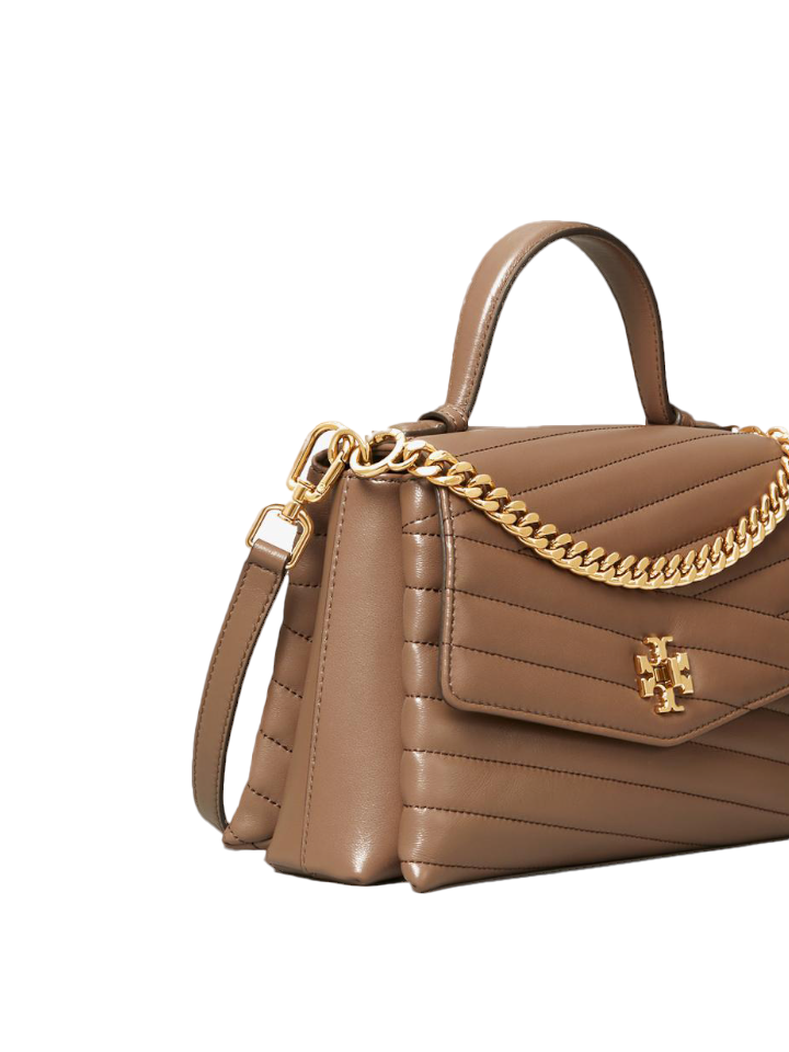 Tory Burch 61674 Kira Chevron Top Handle Classic Taupe