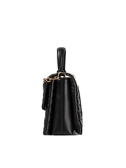 Tory Burch 61674 Kira Chevron Top-Handle Satchel Black