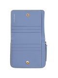 Tory Burch 61974 Kira Chevron Matte Bifold Mini Wallet Bluewood