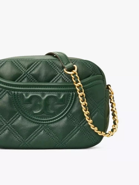 Tory Burch 62091 Fleming Soft Camera Bag Pine Tree
