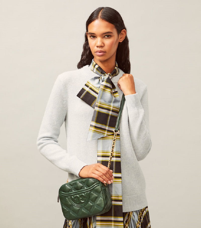 Tory Burch 62091 Fleming Soft Camera Bag Pine Tree