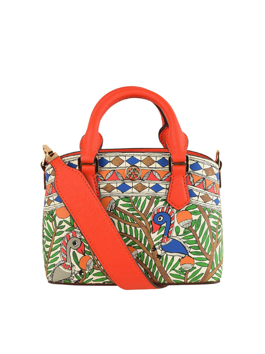 Tory-Burch-64000-Robinson-Printed-Top-Handle-Mini-Something-Wild-Balilene-depan